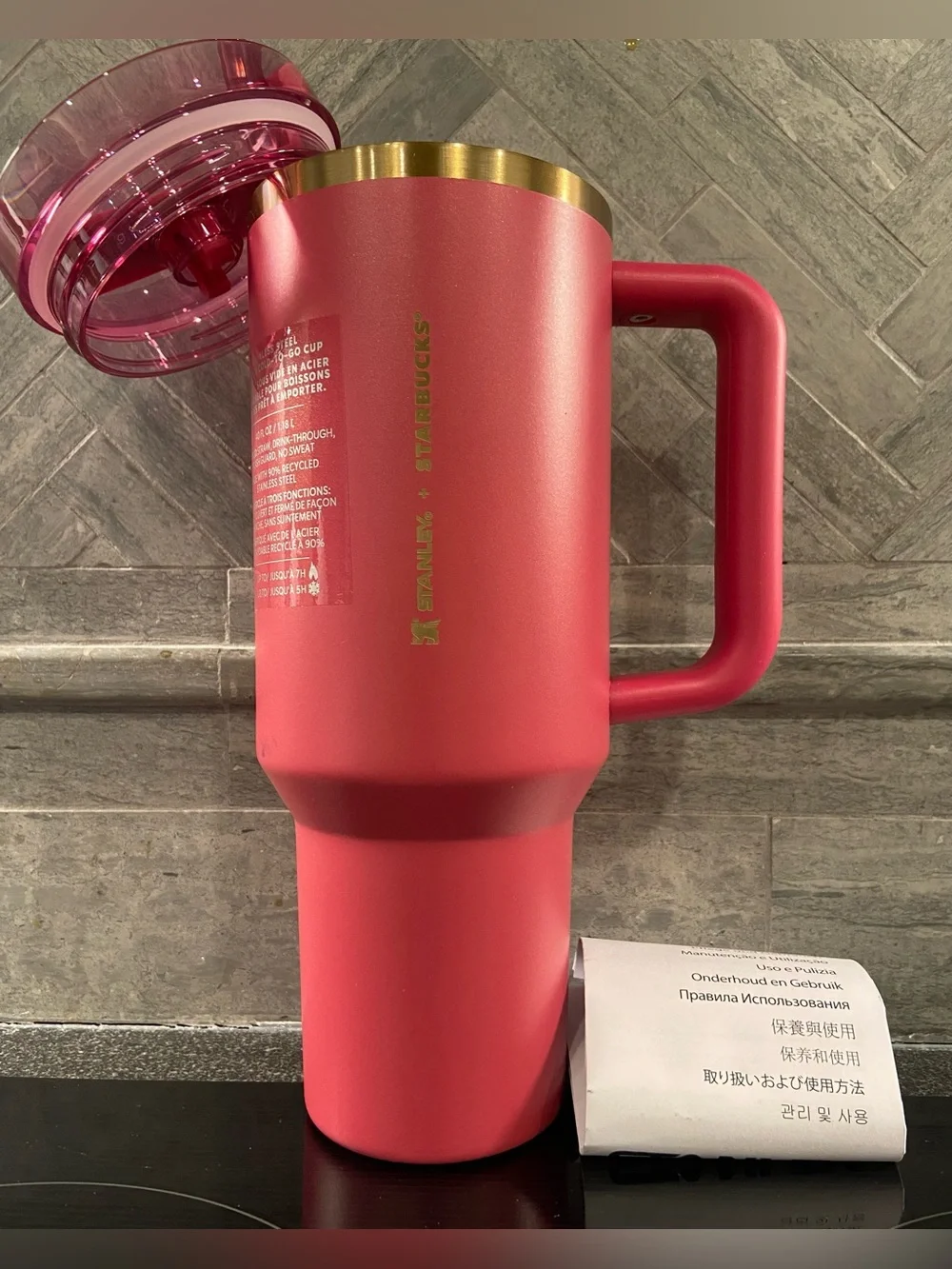 Stanley x Starbucks 2024 Limited Edition Winter Shimmer 40oz Tumbler